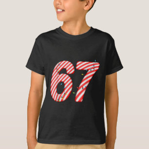 67 Zuckerstange Xmas Six Seven Weihnachtswitz Lust T-Shirt