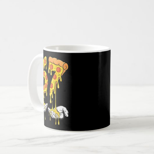 67 Zza Meme Funny Zza Lover Kaffeetasse (Vorderseite Links)