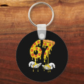 67 Zza Meme Funny Zza Lover Schlüsselanhänger (Vorderseite)