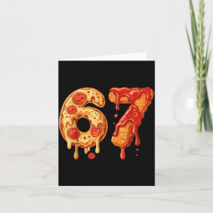 67 Zza Meme Lustig Six Seven Gen Alpha Slang Kinde Karte