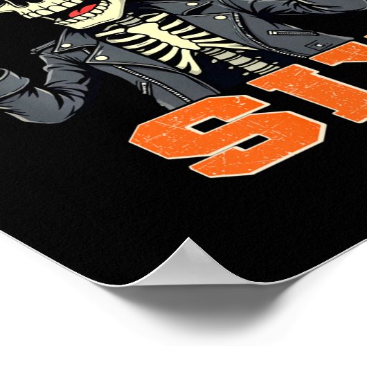 67endy Skeleton – 67 Six Seven Halloween 6 Long Sl Poster (Ecke)