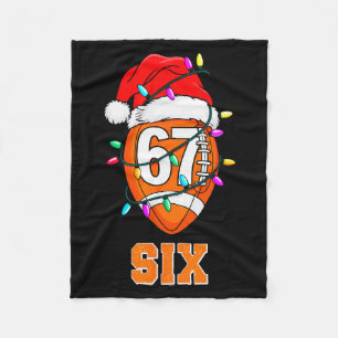 67endy Weihnachtsfußball – Six &amp; Seven Matchin Fleecedecke