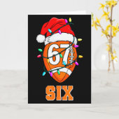 67endy Xmas Football – Six & Seven Matching Co Karte (Gelbe Blume)