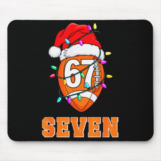 67endy Xmas Football – Six & Seven Matching Co Mousepad (Vorne)