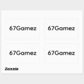 67Gamez Aufkleber 2 (Blatt)