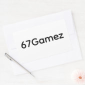 67Gamez Aufkleber 2 (Umschlag)