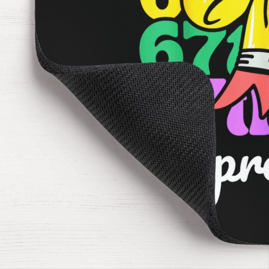 67th Day Of Preschool Girls Coquette Bow 67 Days O Mousepad (Ecke)