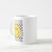 67th Day Of School 100th Day Teacher Kids Six Seve Kaffeetasse (Vorderseite Links)