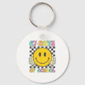 67th Day Of School 100th Day Teacher Kids Six Seve Schlüsselanhänger (Vorderseite)