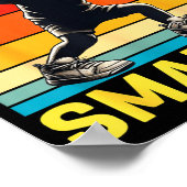 67th Day Of School 67 Days Smarter Dabbing Six Sev Poster (Ecke)