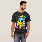 67th Day Of School 67 Days Smarter Teacher Boy Gir T-Shirt (Vorne ganz)