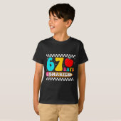 67th Day Of School 67 Days Smarter Teacher Boy Gir T-Shirt (Vorne ganz)