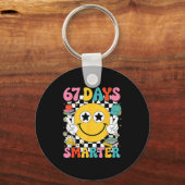 67th Day Of School 67 Days Smarter Teacher  Schlüsselanhänger (Vorderseite)