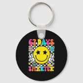 67th Day Of School 67 Days Smarter Teacher Student Schlüsselanhänger (Vorderseite)