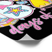 67th Day Of School 67 Six Seven Math Teacher Kids Poster (Ecke)