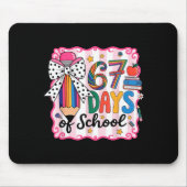 67th Day Of School 67 Six Seven Math Teacher Mousepad (Vorne)