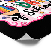 67th Day Of School 67 Six Seven Math Teacher  Poster (Ecke)