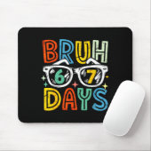 67th Day Of School Bruh 67 Days Of School Sungles Mousepad (Mit Mouse)