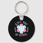 67th Day Of School Funny 100th Of School Students Schlüsselanhänger (Vorderseite)