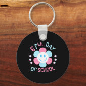 67th Day Of School Funny 100th Of School Students Schlüsselanhänger (Vorderseite)