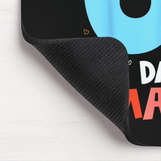 67th Day Of School Funny 67 Days Smarter Teacher B Mousepad (Ecke)