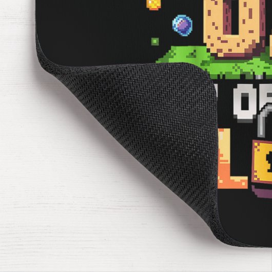 67th Day Of School Gamer Level Unlocked 100 Days O Mousepad (Ecke)