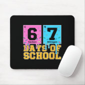67th Day Of School Kids Funny Meme Six Seven Perio Mousepad (Mit Mouse)