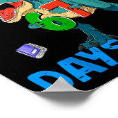 67th Day Of School My Teacher Survived 67 Days Boy Poster (Ecke)