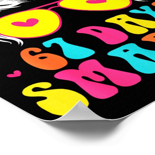 67th Day Of School Shirt 67 Day Smarter Bun Teache Poster (Ecke)