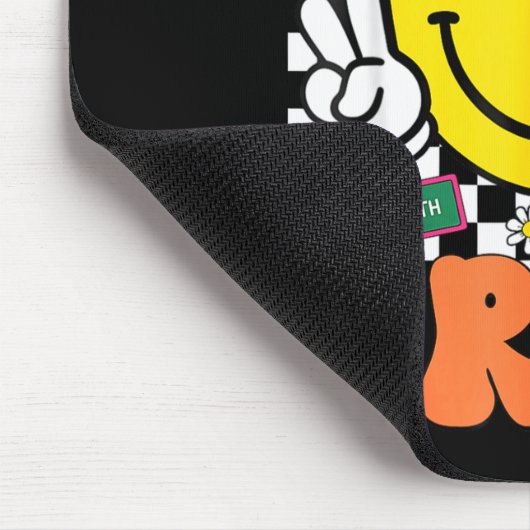 67th Day Of School Shirt 67 Days Smarter Smile Fac Mousepad (Ecke)