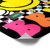 67th Day Of School Shirt 67 Days Smarter Smile Fac Poster (Ecke)