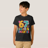 67th Day Of School Shirt 67 Days Smarter Teacher B (Vorne ganz)