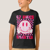 67th Day Of School Shirt 67 Days Smarter Teacher B (Vorderseite)