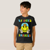 67th Day Of School Shirt 67 Days Smarter Teacher B (Vorne ganz)