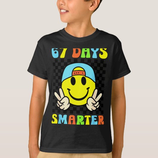 67th Day Of School Shirt 67 Days Smarter Teacher B (Vorderseite)