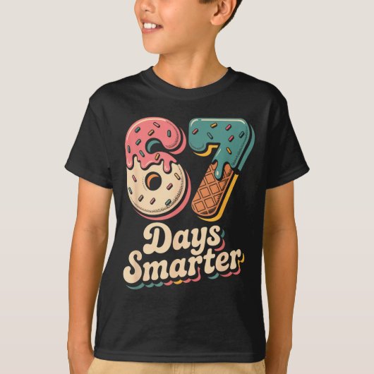 67th Day Of School Shirt 67 Days Smarter Teacher B (Vorderseite)