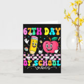 67th Day Of School Shirt 67 Days Smarter Teacher B Karte (Gelbe Blume)