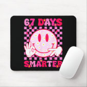 67th Day Of School Shirt 67 Days Smarter Teacher B Mousepad (Mit Mouse)
