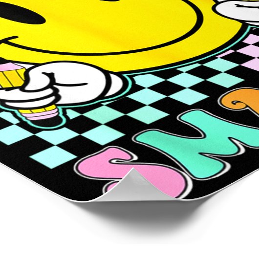 67th Day Of School Shirt 67 Days Smarter Teacher B Poster (Ecke)