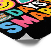 67th Day Of School Shirt 67 Days Smarter Teacher B Poster (Ecke)