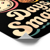 67th Day Of School Shirt 67 Days Smarter Teacher B Poster (Ecke)