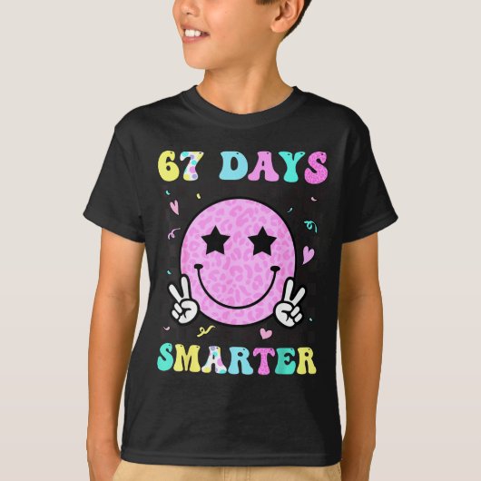 67th Day Of School Shirt 67 Days Smarter Teacher G (Vorderseite)