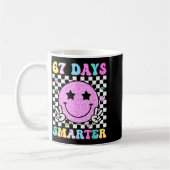 67th Day Of School Shirt 67 Days Smarter Teacher G Kaffeetasse (Links)