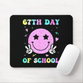 67th Day Of School Smile Face Six Seven Meme Girls Mousepad (Mit Mouse)