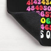 67th Day Of School Teacher 67 Days Math Numbers Mousepad (Ecke)