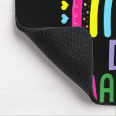 67th Day Of School Teacher 67 Days Smarter Rainbow Mousepad (Ecke)