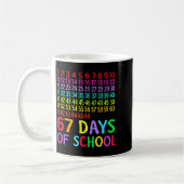 67th Day Of School Teacher Kids 67 Math Numbers 10 Kaffeetasse (Links)
