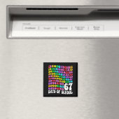 67th Day Of School Teacher Kids 67 Math Numbers 10 Magnet (In Situ (Geschirrspüler))