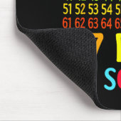 67th Day Of School Teacher Kids 67 Math Numbers 10 Mousepad (Ecke)