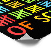 67th Day Of School Teacher Kids 67 Math Numbers 10 Poster (Ecke)